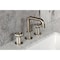 Kingston Brass Widespread Bathroom Faucet with Push Pop-Up Drain, Brushed Nickel KS1418RNX - alternate 6