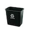 Recycle Collection 8 Qt. Wastebasket, Green/White, 12PK R4001GR - alternate 1