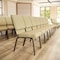 Flash Furniture Fabric Church Chair, Beige XU-CH-60096-BGE-GG - alternate 10