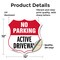 Signmission No Parking Shield Sign Active Driveway, 12 Inch X 12 Inch, Vinyl Decal SHI-D-12-397 - alternate 5