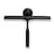 Fab Glass And Mirror Matte Black Shower Squeegee for Glass Doors with Adhesive Hooks, Squeegee for Shower Glass, Cle SQGE-MB - alternate 1