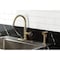 Kingston Brass Single-Handle Kitchen Faucet, Antique Brass KSD2433RNX - alternate 5