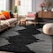 World Rug Gallery Bohemian Stripe Stain Resistant Area Rug 3 ft x 5 ft Black 385BLACK3X5 - alternate 9