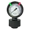 Kodiak Controls Polypropylene Pressure Gauge, Viton Diaphragm, 1/2 in NPT, 2.5 in Dial, 0-160 PSI KC701LD-2S25-160 - alternate 1