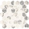Daltile Eclessia Marble Natural Stone 2-in Hexagon Mosaic Honed, 9.70 SQFT Per Carton, 10PK M3472HEXMSHN - alternate 6