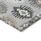 Homeroots 9' X 12' Silver Beige And Charcoal Southwestern Washable Indoor Outdoor Area Rug 615174 - alternate 7