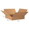 Zoro Select 20 in x 20 in x 4 in Shipping Box, Kraft, Corrugate, Single Wall, 32 ECT 493T44 - alternate 2