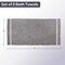 Lavish Home Bath Towels 2PC 100% Cotton Towel Set Extra Large Quick Drying Bath Towels Absorbent Bath Sheets 67-0022-SBS - alternate 10