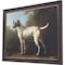 Homeroots Grey Spotted Hound Framed Art Brown Picture Frame Print Wall Art 416822 - alternate 5