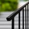 Nuvo Iron 34''x72'' Wide Textured Black Ready Rail Steel Railing Panel, 35 Deg Angle DSR3470-STB - alternate 5