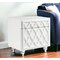 Homeroots 24" Clear And White End Table With Drawer And Shelf 544111 - alternate 9