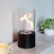 Edendirect 5 in. Tabletop Ventless Bioethanol Fireplace, Black Round Stainless Steel Burner Cup ZR-06-910 - alternate 5