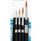 Princeton Aqua Elite Brush Travel Set, Synthetic Bristles, Short Handle Watercolor Paintbrush, 4-Piece Set P4850TRSET - alternate 2