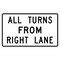 Sign Solutions Usa Traffic Sign, 60 in Width, Aluminum Sign, Horizontal Rectangle DUS06DWT6036R3-23 - alternate 1