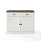 Crosley Clifton Kitchen Island KF30070BR-WH - alternate 9