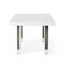 Homeroots 95" White And Gray Stainless Steel Dining Table 487358 - alternate 5