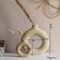 Uniquewise 9-Inch Large and 5-Inch Small Decorative Hollow Ceramic Donut Table Vase - Handmade,  QI004733.2 - alternate 8