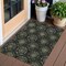 Homeroots 3' X 5' Green Gray And Charcoal Medallion Washable Indoor Outdoor Area Rug 587704 - alternate 1
