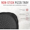 Emporio Kitchen Non-Stick Pizza Pan with Silicone Handle, 2 Pack, 13in Carbon Steel, Perforated, Gray EKPIZAPSIL2 - alternate 4