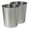 Happimess Remi Modern Classic Textured Steel 2 Gal Waste Bin, Polished Steel, 2PK HPM1112E-SET2 - alternate 5