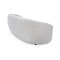 Homeroots 90" Off White Fabric Sofa With Black Legs 488843 - alternate 7
