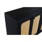 Homeroots 94in Black Distressed Solid Wood Sideboard with Six Doors 606295 - alternate 10