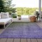 Homeroots 3' X 5' Olive Green And Purple Ombre Washable Indoor Outdoor Area Rug 563721 - alternate 7