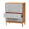 Baxton Studio Taylin Mid-Century Grey Corduroy and Oak Brown Wood 4-Drawer Chest 257-14146-ZORO - alternate 10