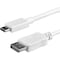 Startech.Com USB C TO DISPLAYPORT 1.2 CABLE W/4K 60HZ/HBR2/5.1 AUDIO/HDCP 2.2/1.4 - INTEGRATED VIDEO ADAPTER MIN CDP2DPMM1MW - alternate 1