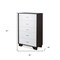Homeroots 32" Brown and White Five Drawer Standard Chest 286662 - alternate 5