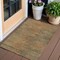 Homeroots 3' X 5' Terra Cotta Brown And Copper Abstract Washable Indoor Outdoor Area Rug 587230 - alternate 1