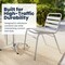 Flash Furniture Commercial Silver Restaurant Stack Chair TLH-015C-GG - alternate 15