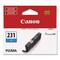 Canon Ink (CLI-231), 800 Page-Yield, Cyan 6675C001 - alternate 1