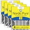 Nordic Pure 20x25x5 Pleated Air Filter, High Capacity, Electrostatically Charged Synthetic Media, MERV 10, 4 PK 20x25x5ABM10-4 - alternate 1