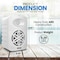 Pyle PyleUsa Indoor Outdoor Speakers Pair PDWR45WT - alternate 4