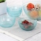 Gibson Home Plastic Bowl Set with Serving Bowl in Light Blue 129393.05 - alternate 7