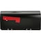 Gibraltar Ironside Black Steel Post Mount Mailbox MB801BAM - alternate 4