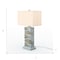 Homeroots Set of Two 28" Blue Table Lamp With White Cone Shade 571290 - alternate 6