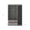 Homeroots Two Piece Gray Solid and Manufactured Wood Bedroom Set 662342 - alternate 5