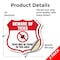 Signmission Beware Of Ticks Shield Sign Ticks May Be, 4 inch X 4 inch, Vinyl Decal, 2PK SHI-D-2PACK-4-362 - alternate 6
