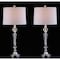 Jonathan Y Emma 29.5" Crystal LED Table Lamp, Clear, 2PK JYL2048A-SET2 - alternate 12