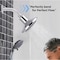 Supplygiant Shower Arm 6 in Stainless Steel Wall Mounted Shower Arm, 1/2 in Threaded IPS, Chrome Plated Finish 74-TB8-D - alternate 7
