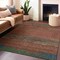 Homeroots 8' X 10' Terra Cotta Abstract Washable Indoor Outdoor Area Rug 608762 - alternate 9