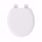 Jones Stephens White Deluxe Molded Wood Toilet Seat, Closed Front, Cover, Slow-Close, QuicKlean Hinges, Round C013WDS00 - alternate 5