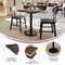 Flash Furniture 30" x 24" Tabletop, Seamless Surface Technology, Dark Brown with 18" Round Black Table Height Base ST-REC2430-WBR-TR18-GG - alternate 8