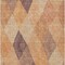 Homeroots 5' X 8' Orange Peach And Ruby Red Argyle Washable Indoor Outdoor Area Rug 613718 - alternate 9