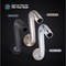 Supplygiant S Shaped Shower Arm with Flange 8 in Stainless Steel Wall 1/2 in Threaded Connector, Nickel Finish 74-TB0TG-O - alternate 7