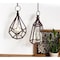 Homeroots Set of Two Black Metal Geometric Tabletop Tealight Candle Holders, 2PK 517570 - alternate 7