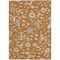 Homeroots 10' X 14' Copper Green And Gray Floral Washable Indoor Outdoor Area Rug 597847 - alternate 9