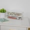 Martha Stewart Grady Set of 3 Clear Plastic Stackable Storage Boxes with White Engineered Wood Lids GS-BA1360-3W-CL-WH-MS - alternate 9